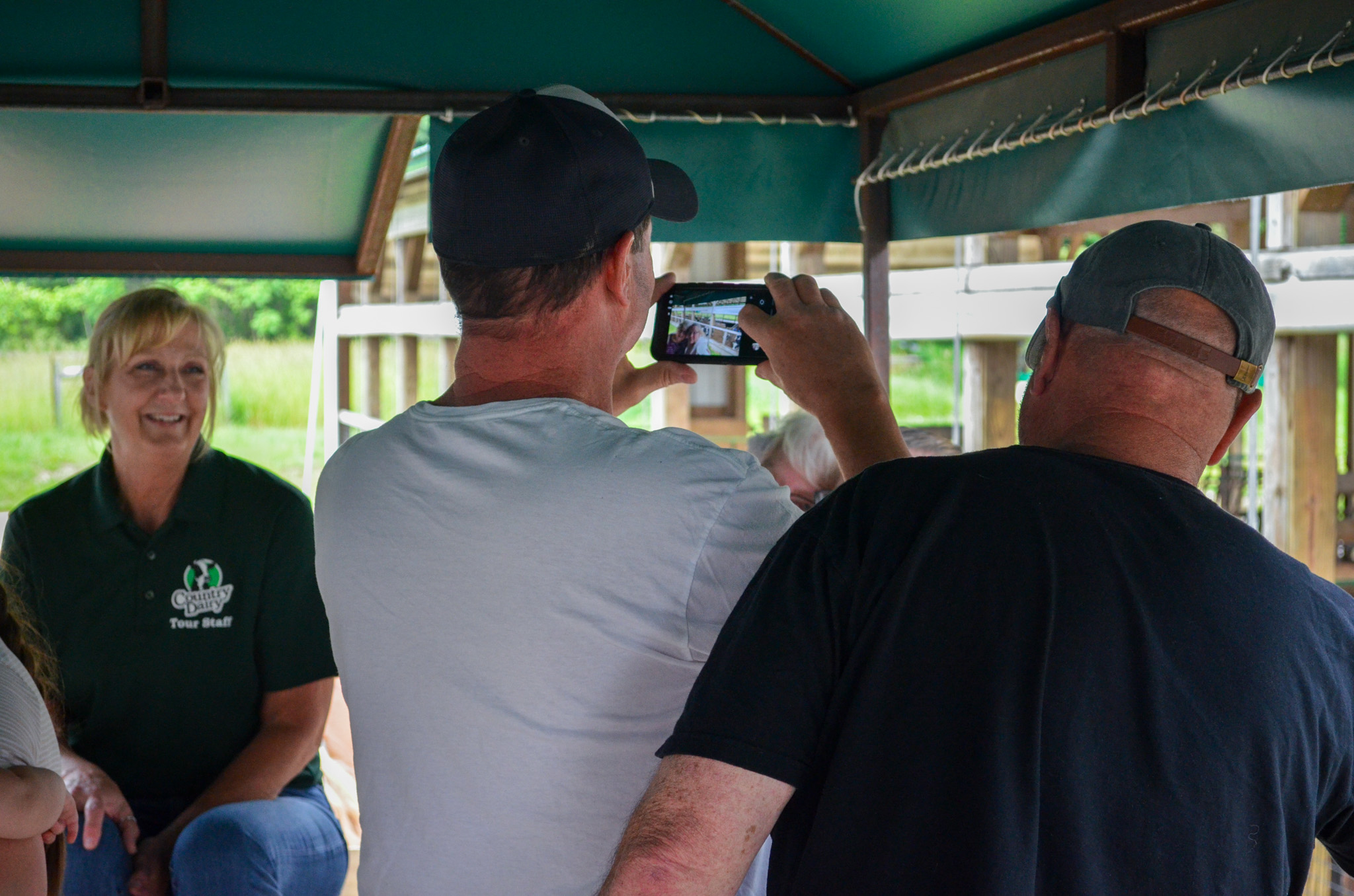 Family at Country Dairy